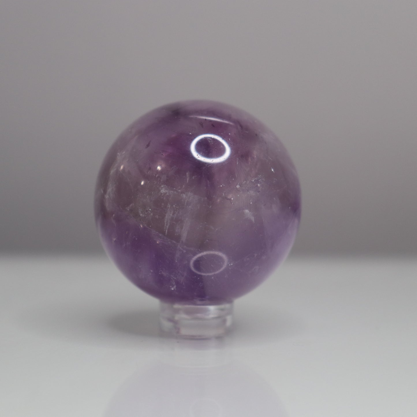 Purple Amethyst Sphere- Crescents & Crystals
