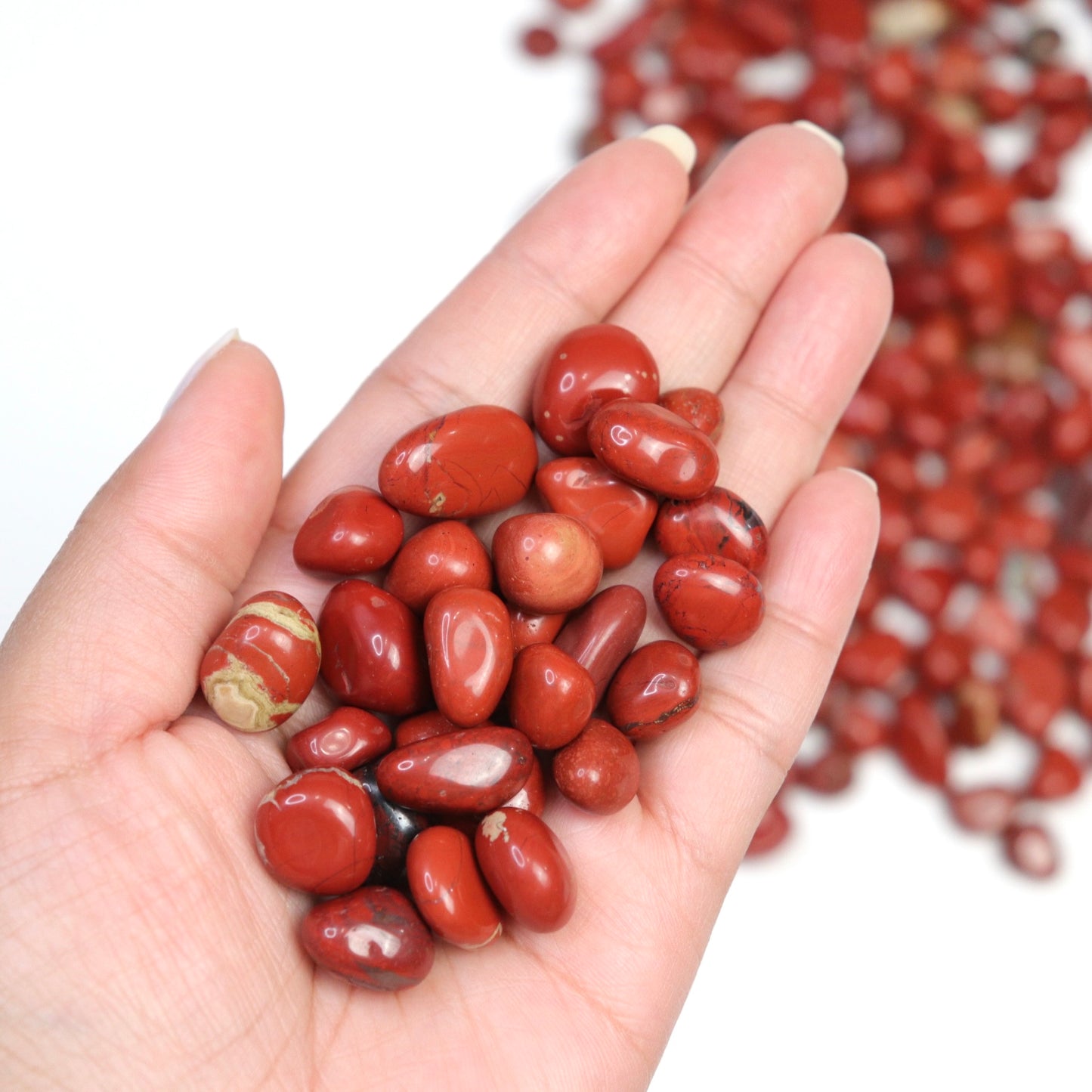 Red Jasper Mini Tumbles | 60g Bag