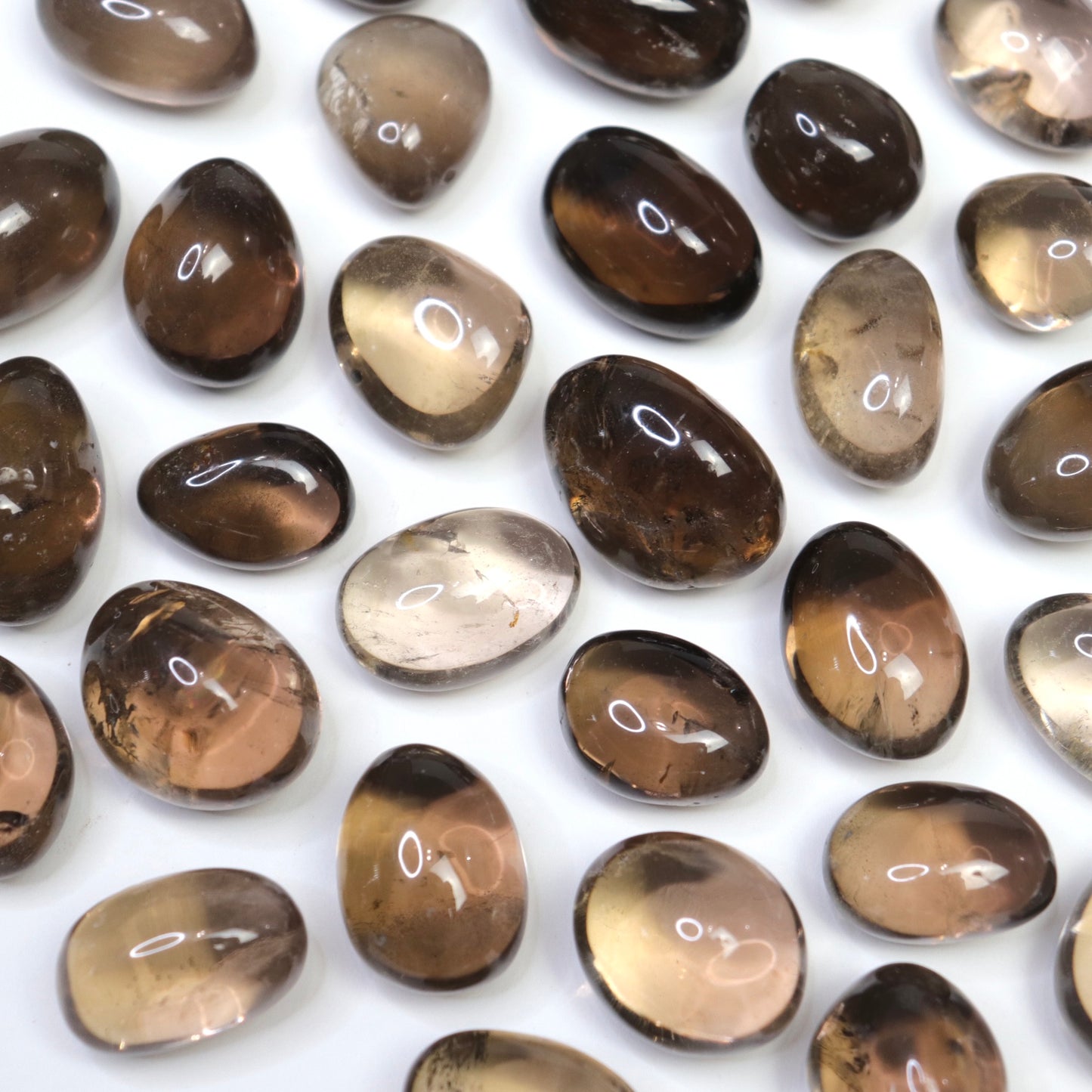 Smokey Quartz Tumbles - Crescents & Crystals