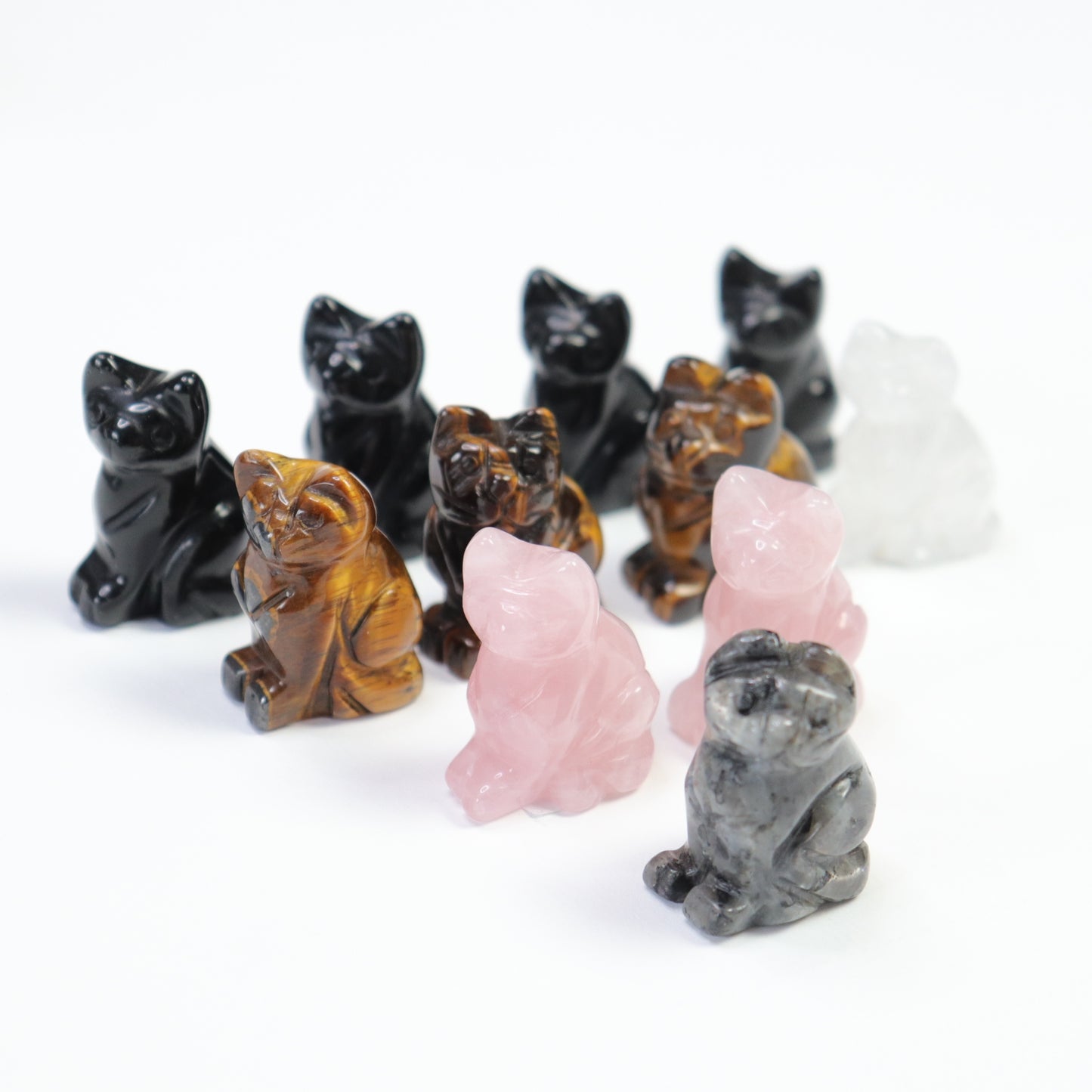 Tiger Eye Cat- Crescents & Crystals