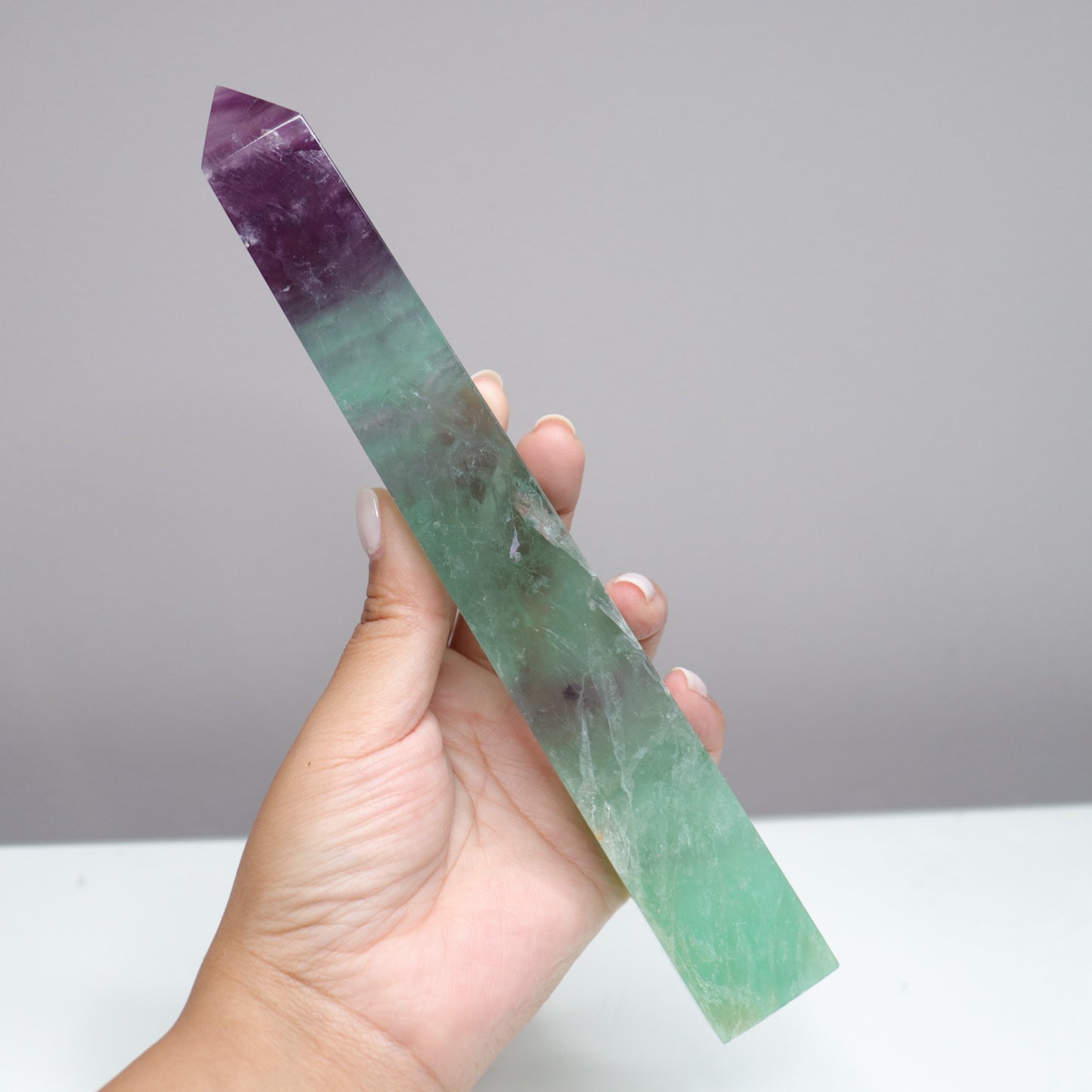 Watermelon Fluorite Tower
