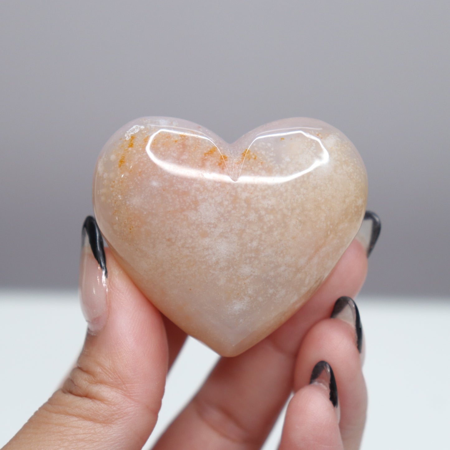 Flower Agate Heart | 9