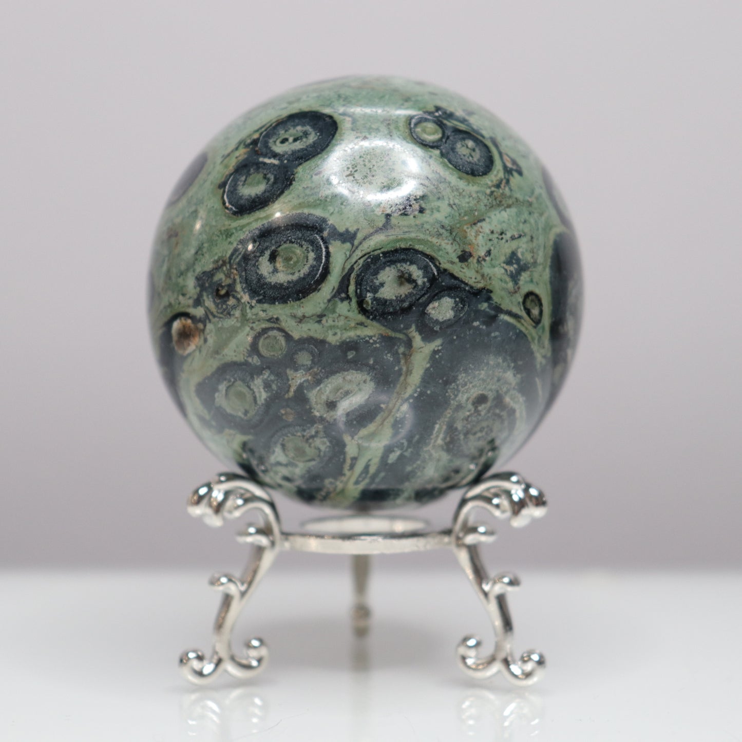 Kambaba Jasper Sphere - Crescents & Crystals