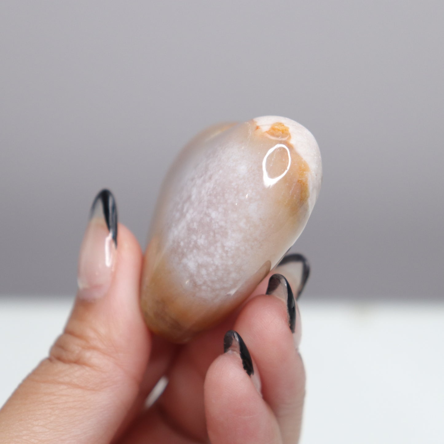 Flower Agate Heart | 5