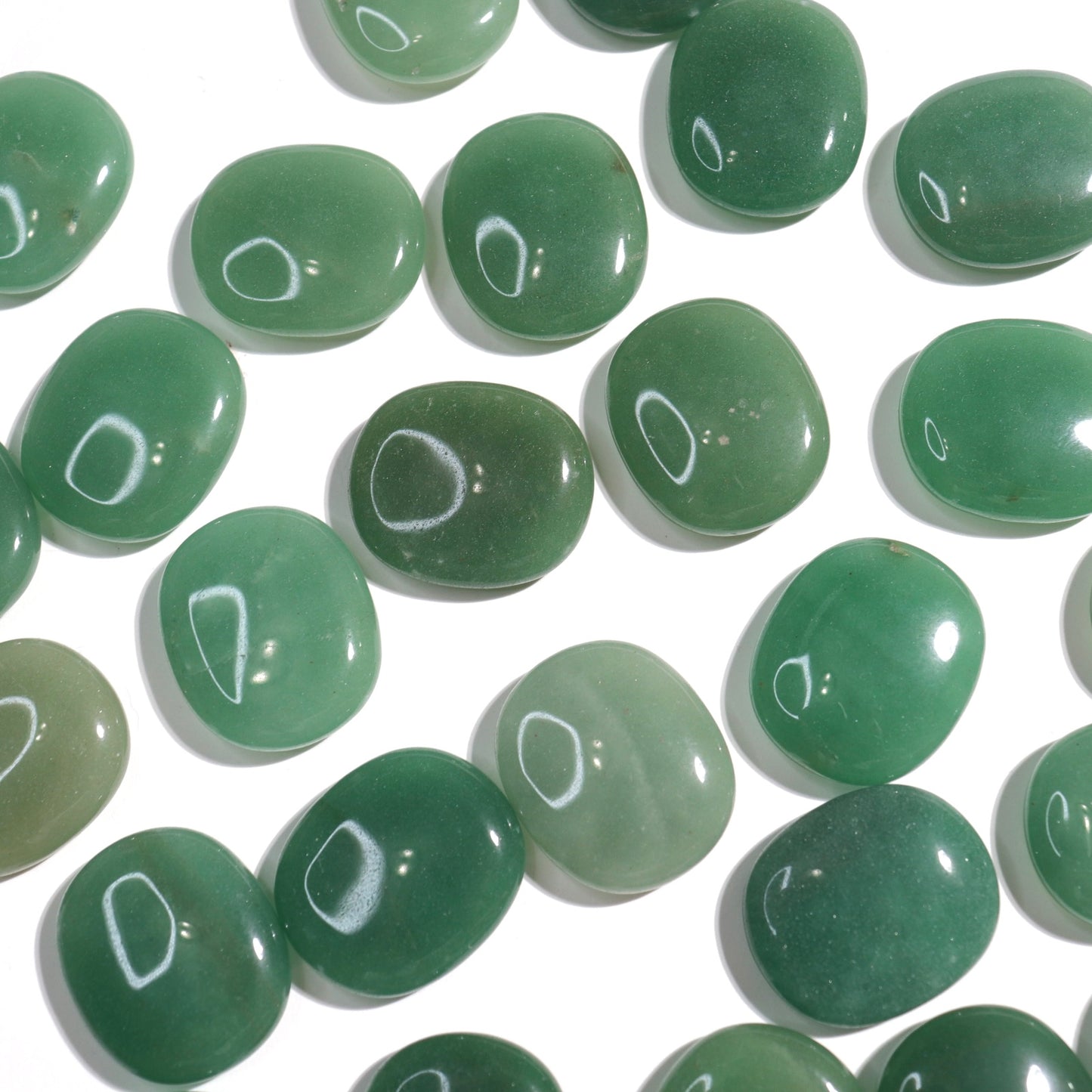 Green Aventurine Flat Palm Stones