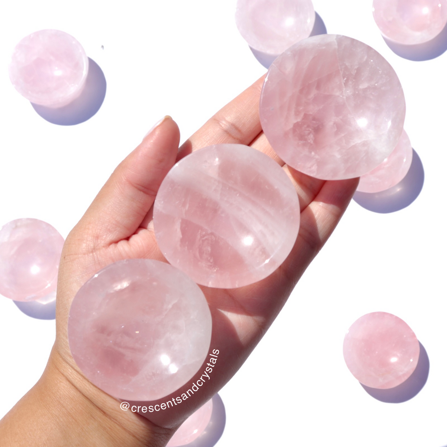 Rose Quartz Mini Bowls
