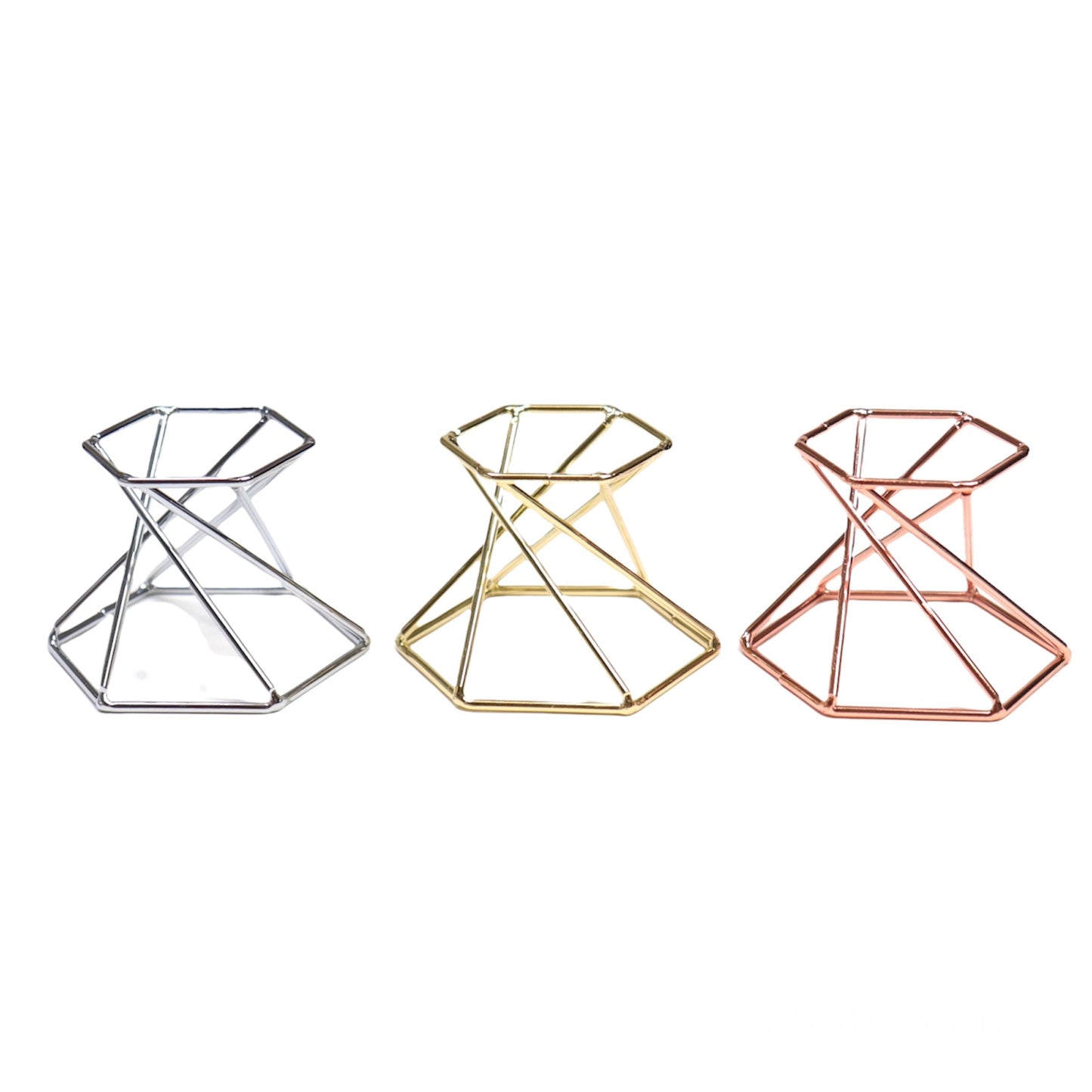 Double Sided Metal Sphere Stands