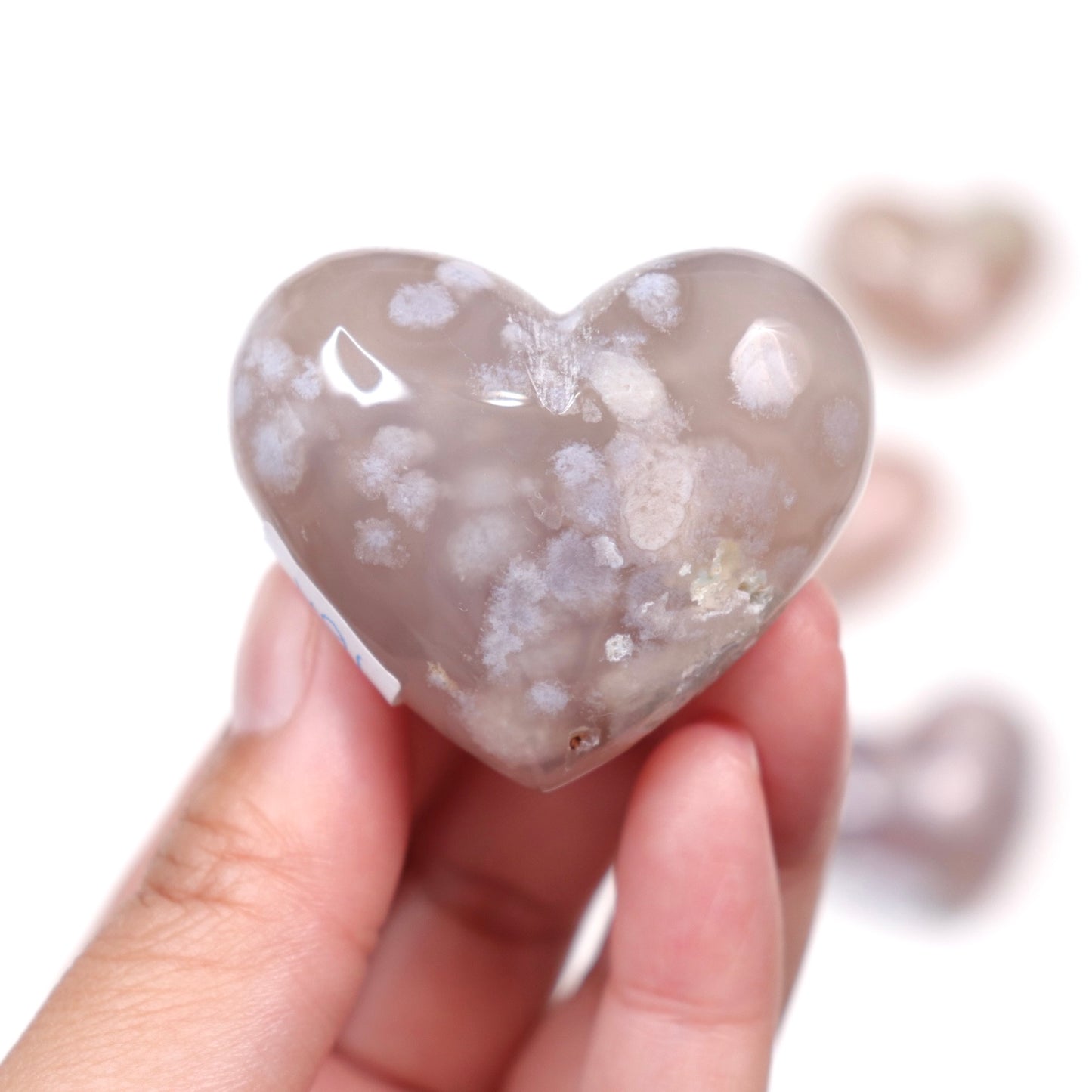 Flower Agate Heart | 15