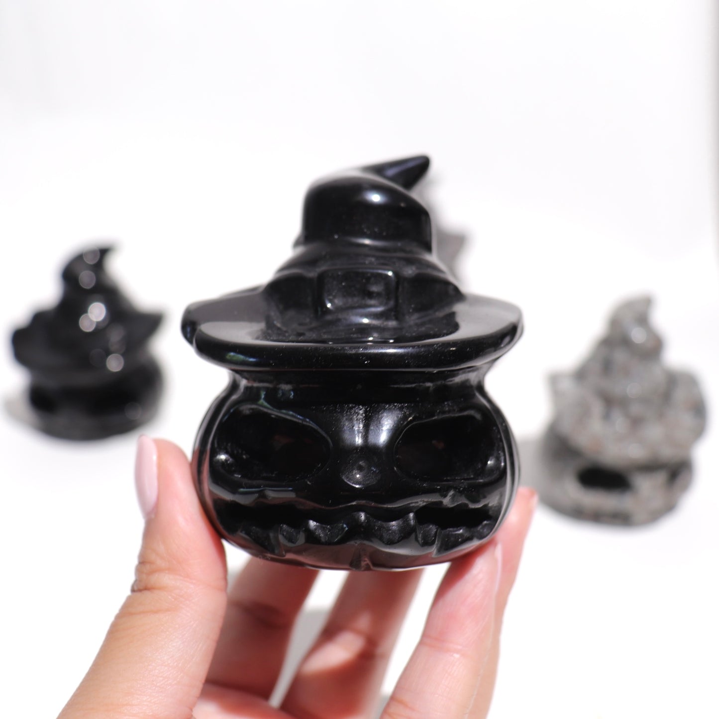 Yooperlite & Black Obsidian Pumpkins