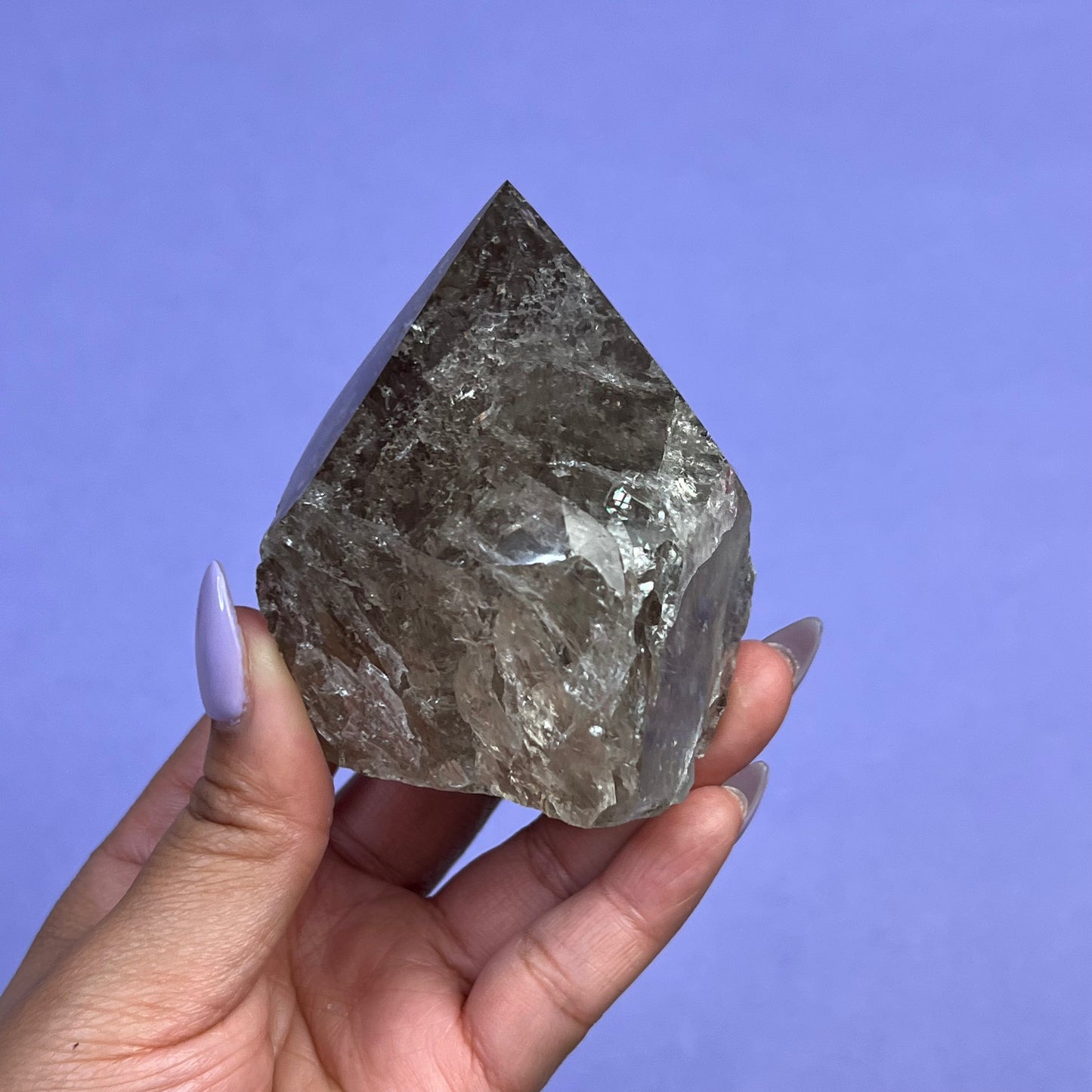Smoky Quartz Top Polished Point - Crescents & Crystals