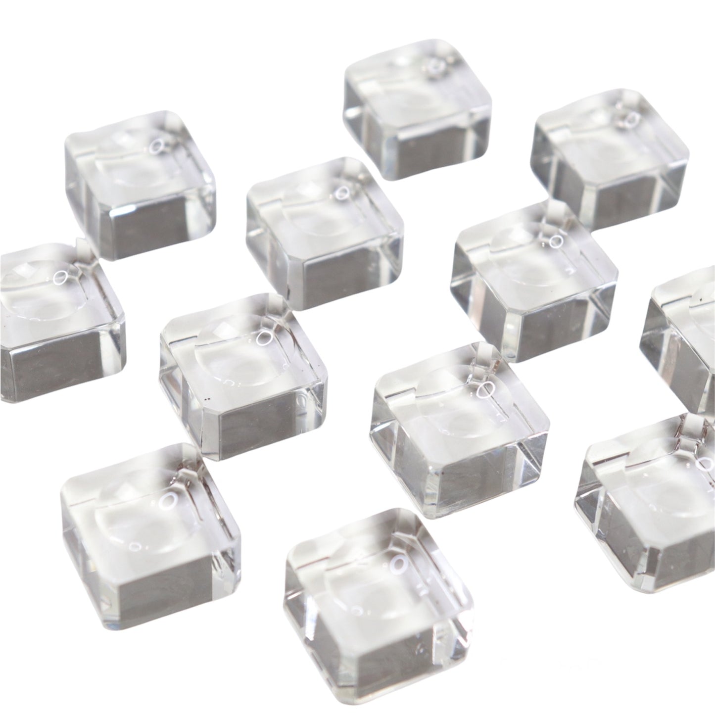 Clear Square Sphere Stands
