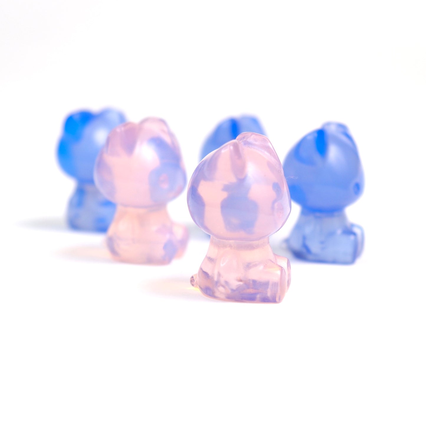 Pink/ Blue Opalite Hello Kitty’s