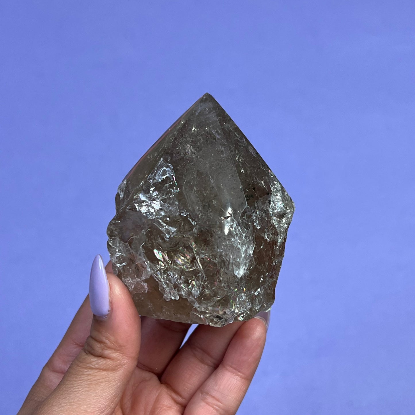 Smoky Quartz Top Polished Point - Crescents & Crystals