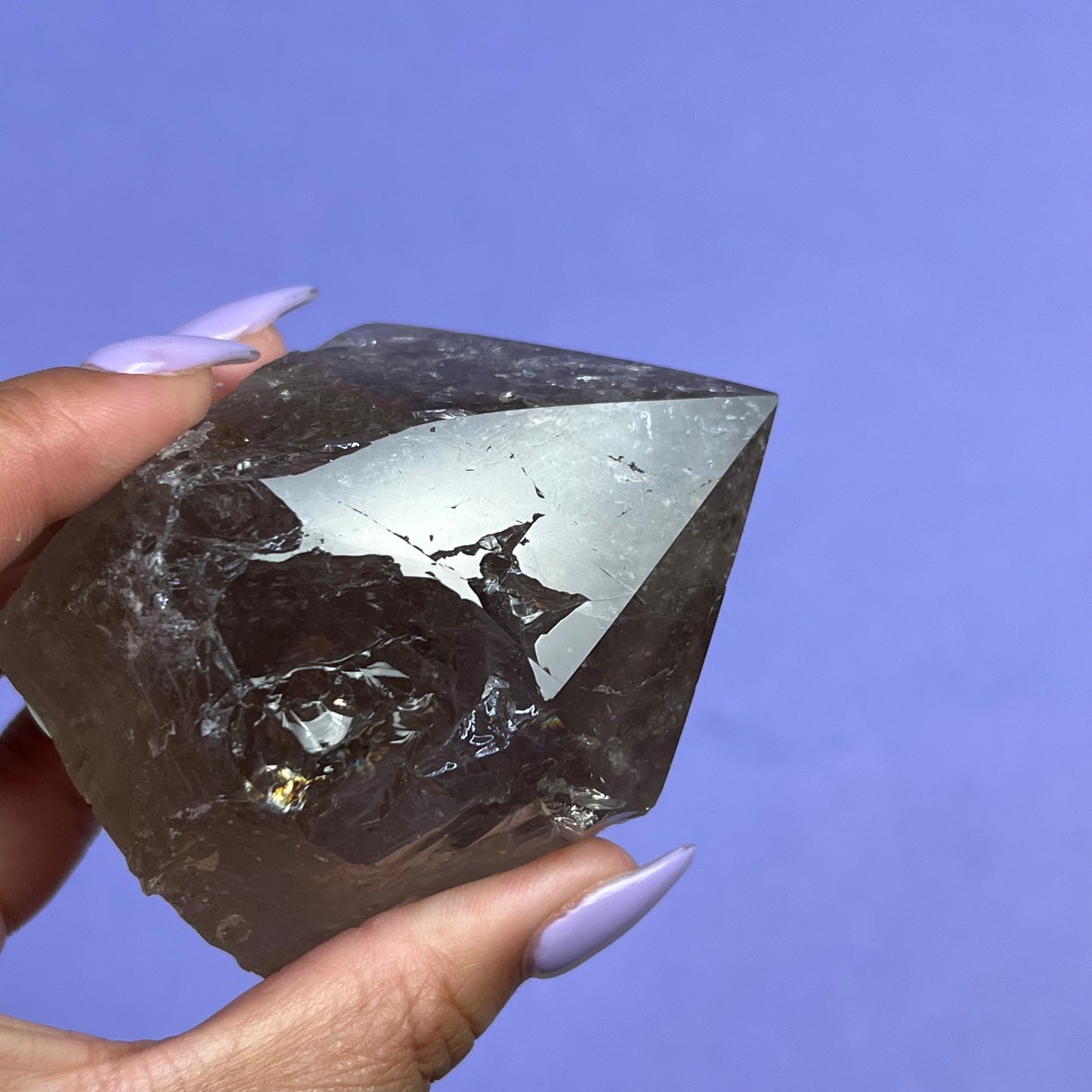 Smoky Quartz Top Polished Point - Crescents & Crystals