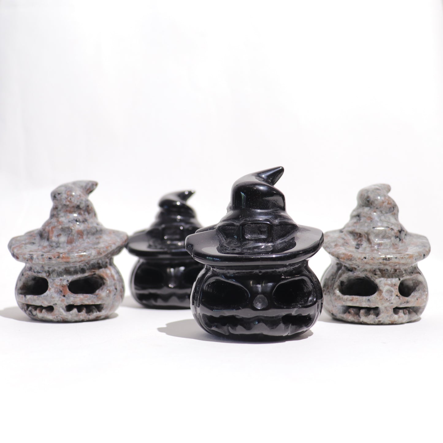 Yooperlite & Black Obsidian Pumpkins