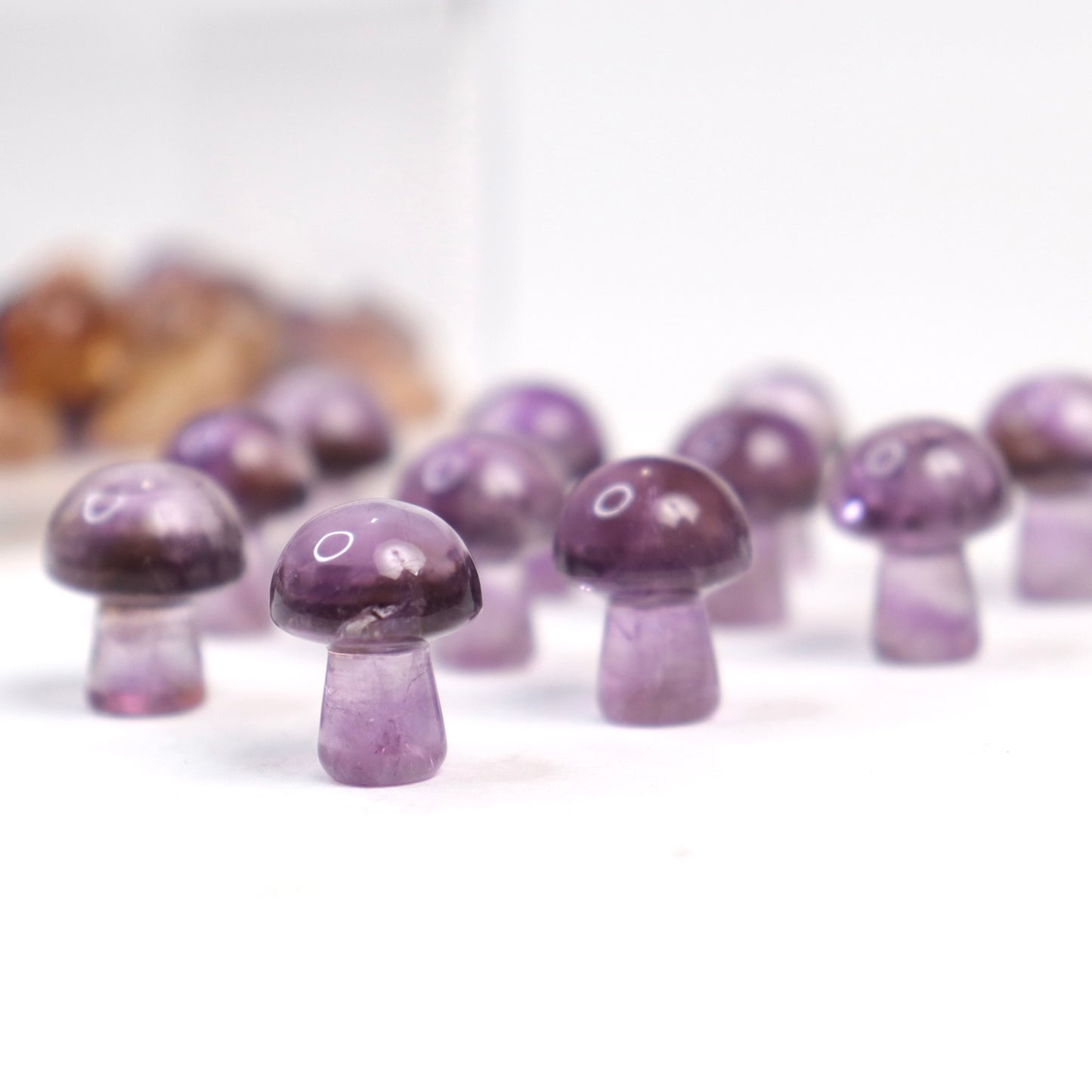 Amethyst Mushroom - Crescents & Crystals