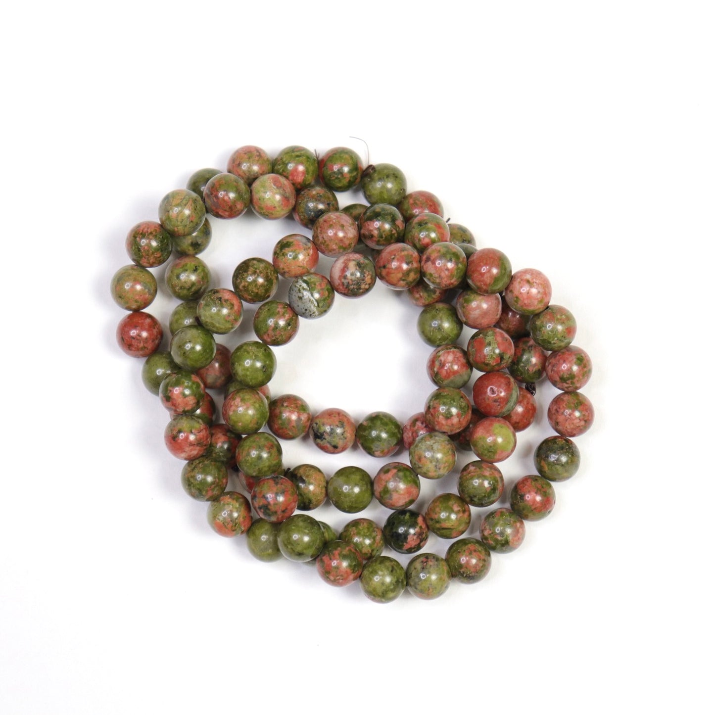 Unakite Bracelets - Crescents & Crystals