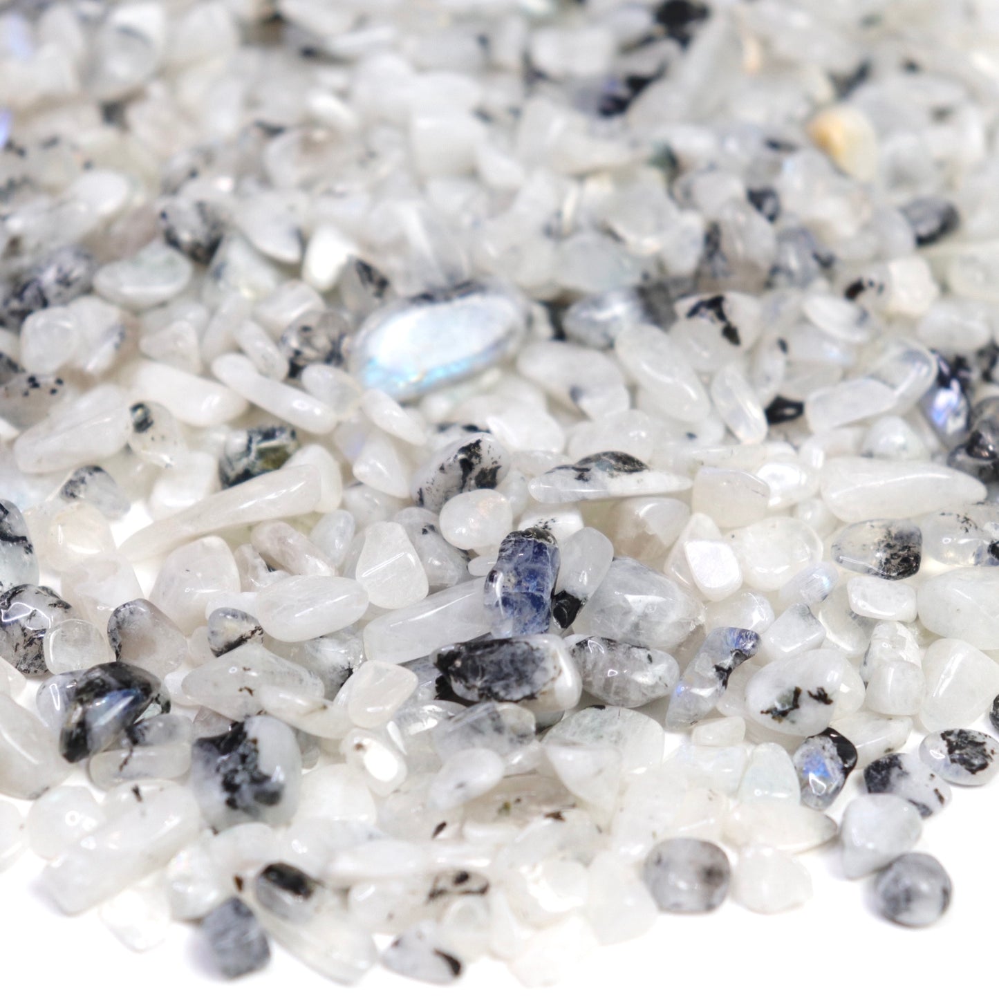 Rainbow Moonstone Chips 60g | Size 2