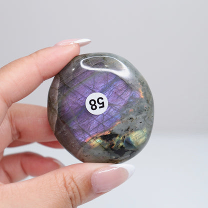 Labradorite Palm Stone 58