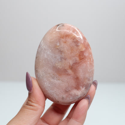 Pink Amethyst Palm Stone | 46
