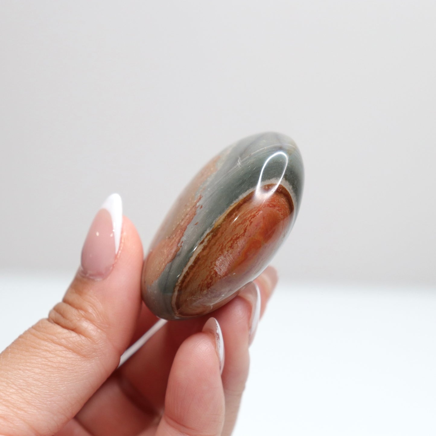 Polychrome Jasper Palm Stone | 9