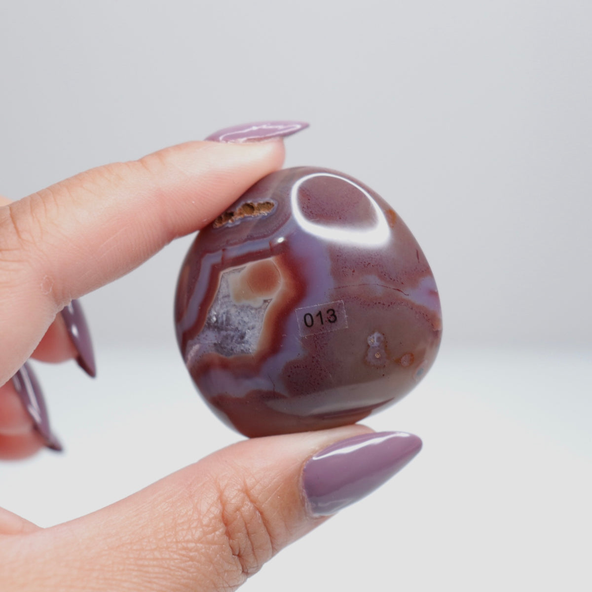 Malawi Agate Palm Stone 013