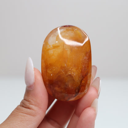 Golden Healer Palm Stone 12