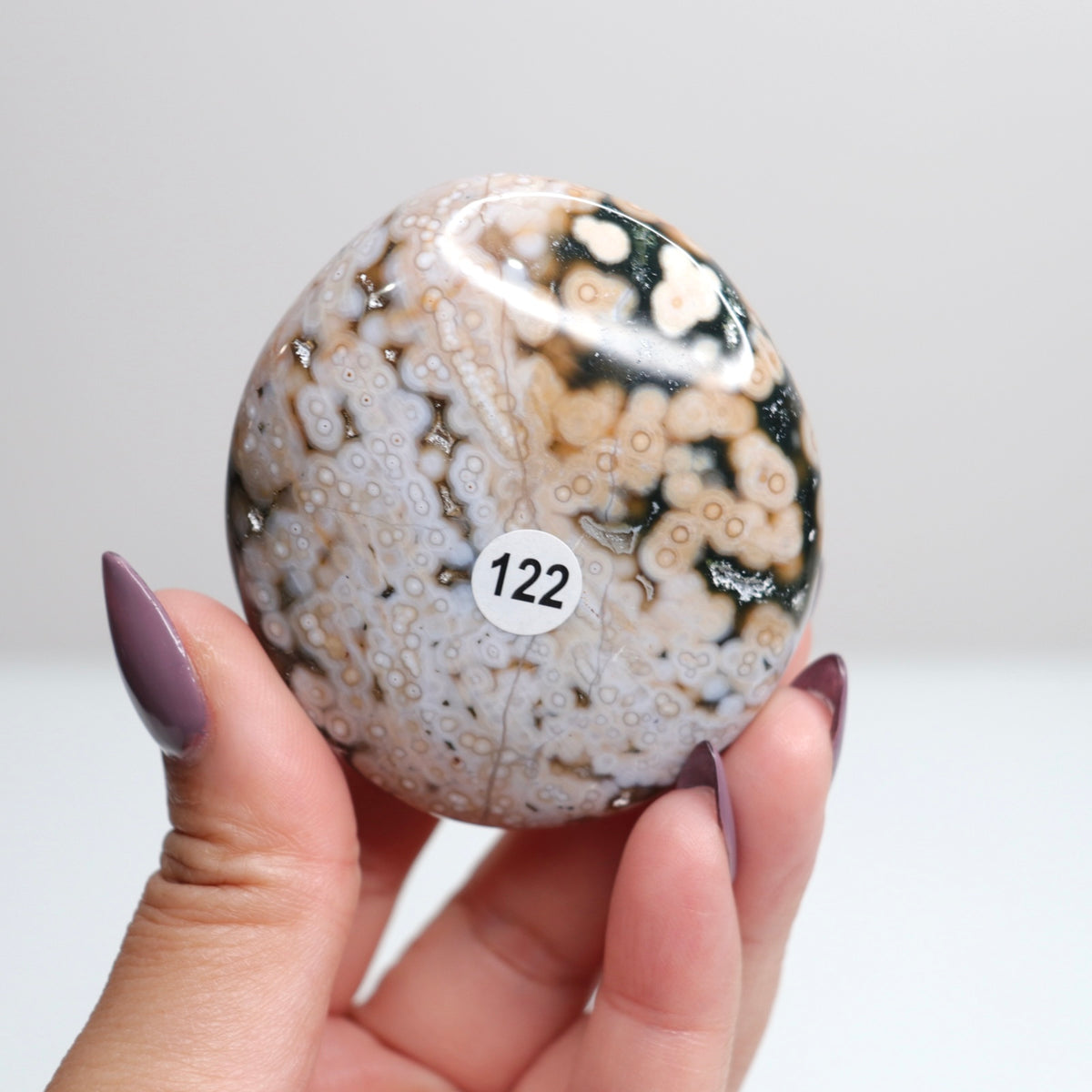 Ocean Jasper Palm Stone 122