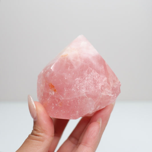 Rose Quartz Top Polished Point | 2