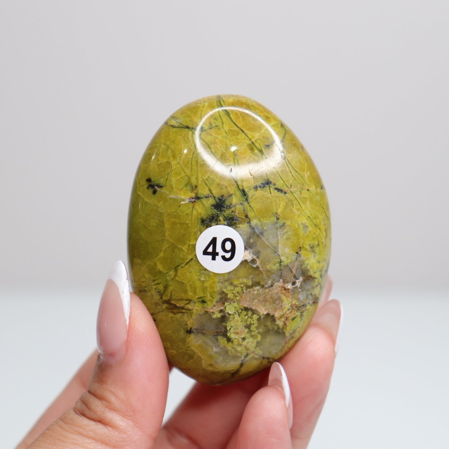 Green Opal Palm Stone 49