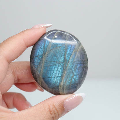Labradorite Palm Stone 55