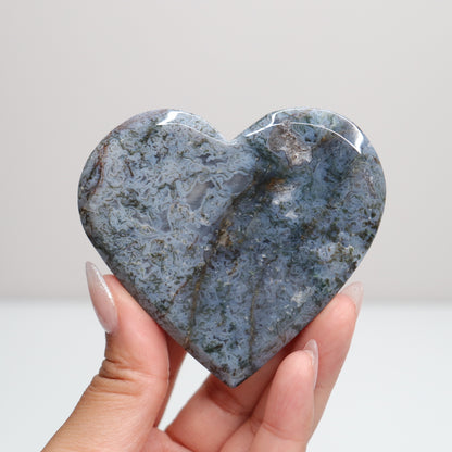 Moss Agate Heart | I