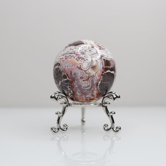 Mexican Lace Agate Sphere | 8