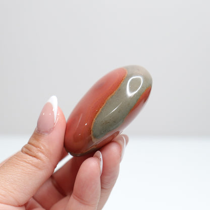 Polychrome Jasper Palm Stone | 19