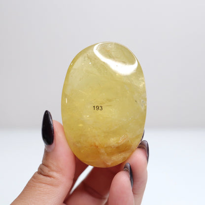Citrine Palm Stone | 193 HTA