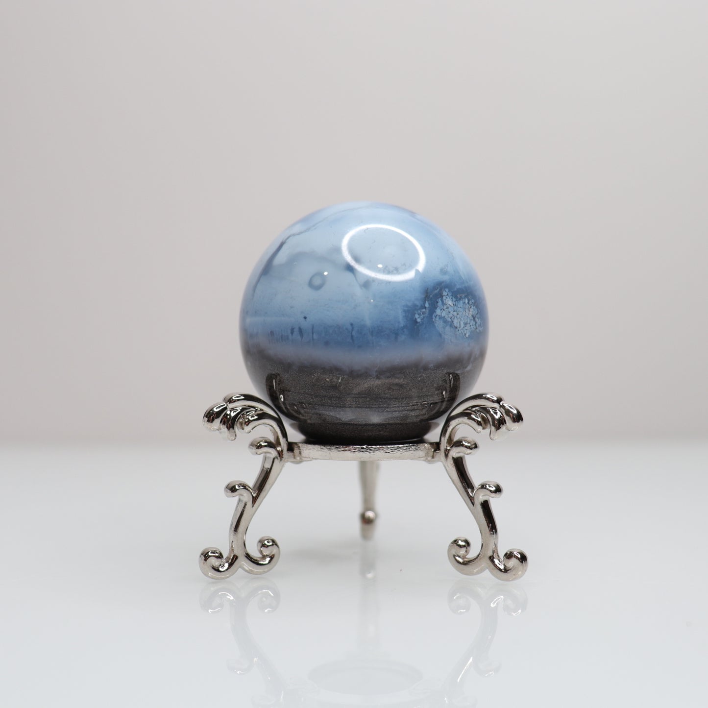 Blue Opal Sphere 1