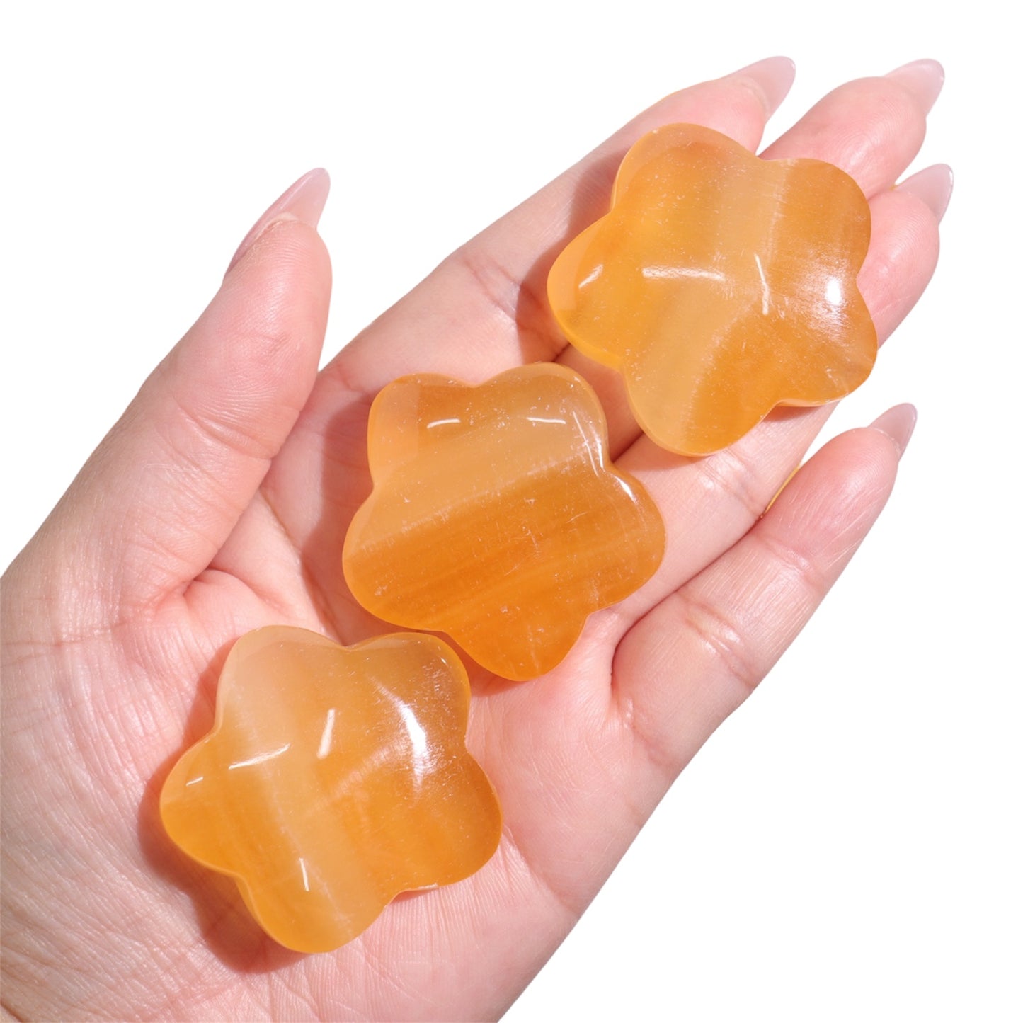 Orange Calcite Flowers