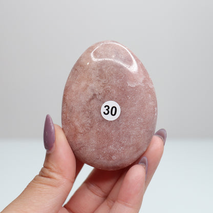 Pink Amethyst Palm Stone | 30