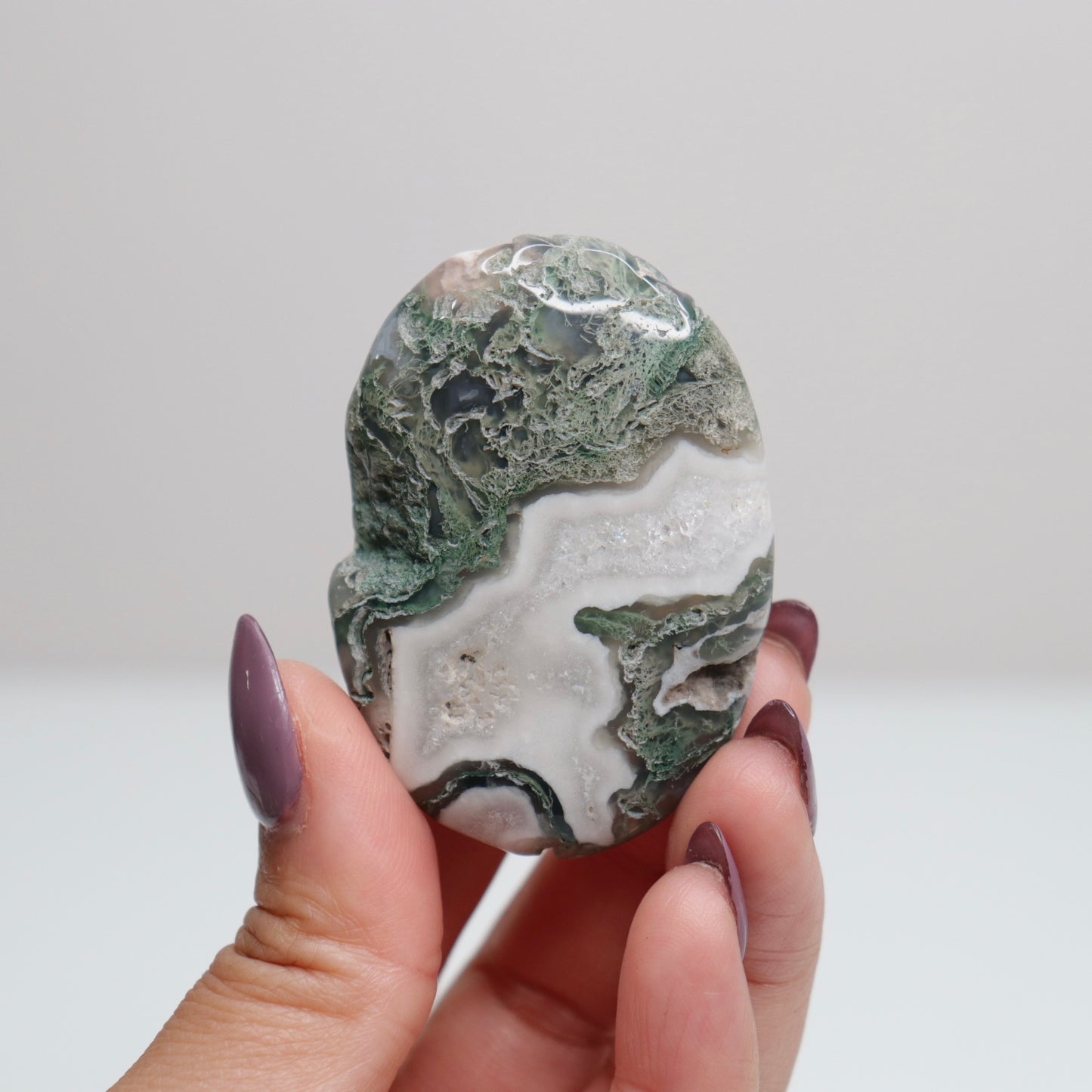 Moss Agate Palms Stone 32