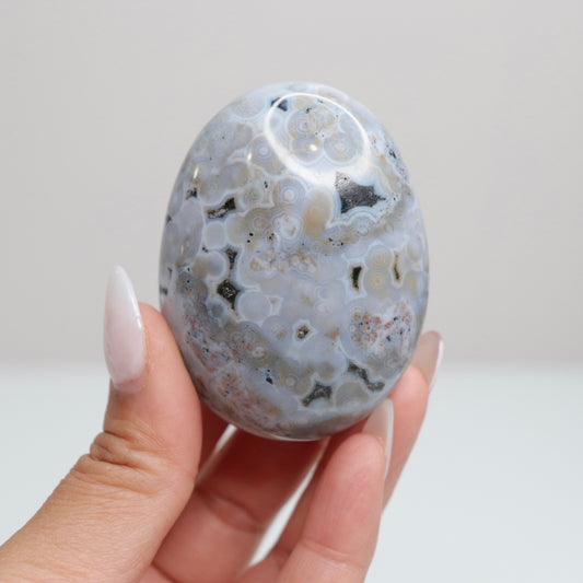 Ocean Jasper Palm Stone | G