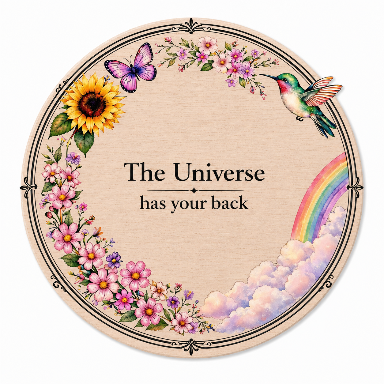The Universe Has Your Back Coin