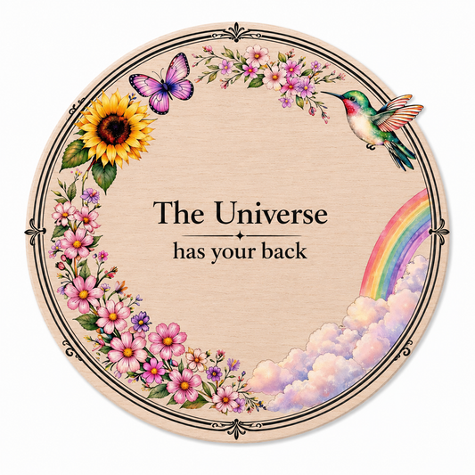 The Universe Has Your Back Coin