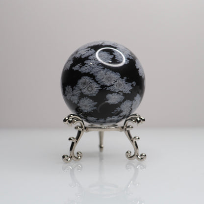 Snowflake Obsidian Sphere | 71