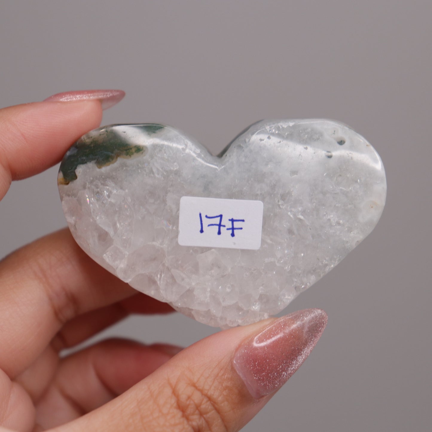 Moss Agate Heart | 7