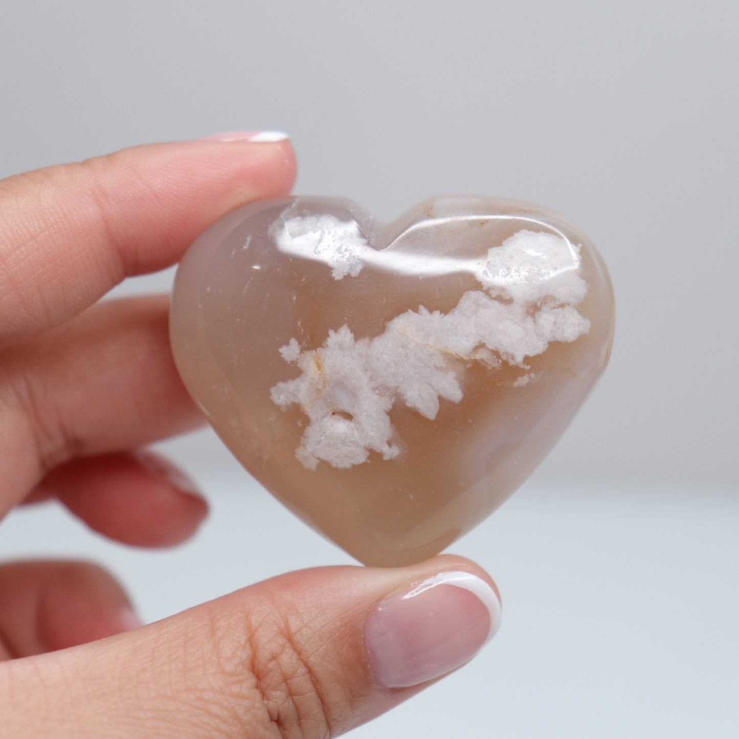 Flower Agate Heart | 35