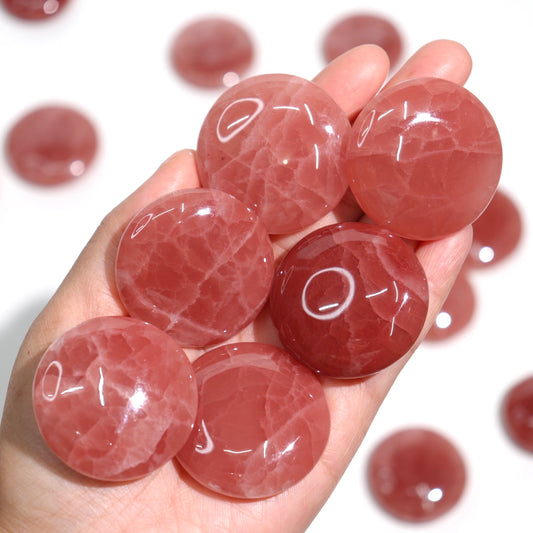 Rose Calcite Flat Stones