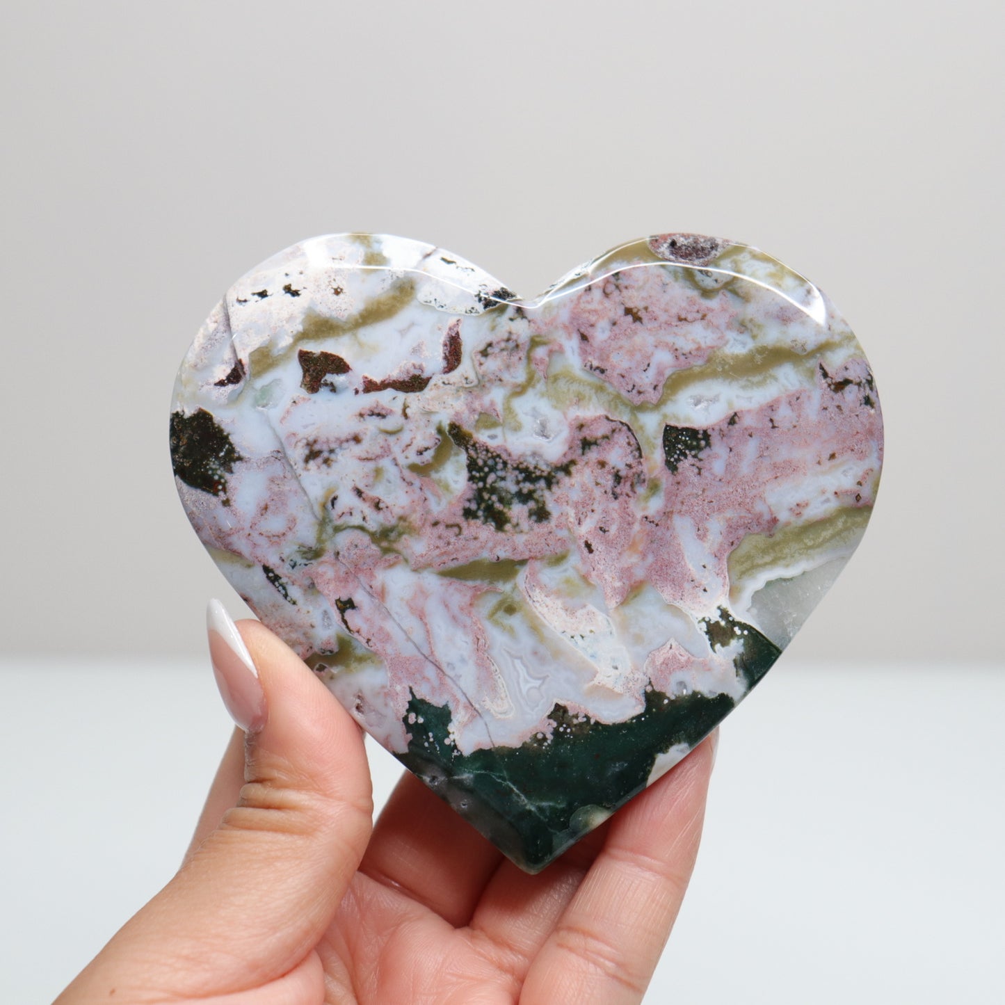 Sea Jasper Heart | B