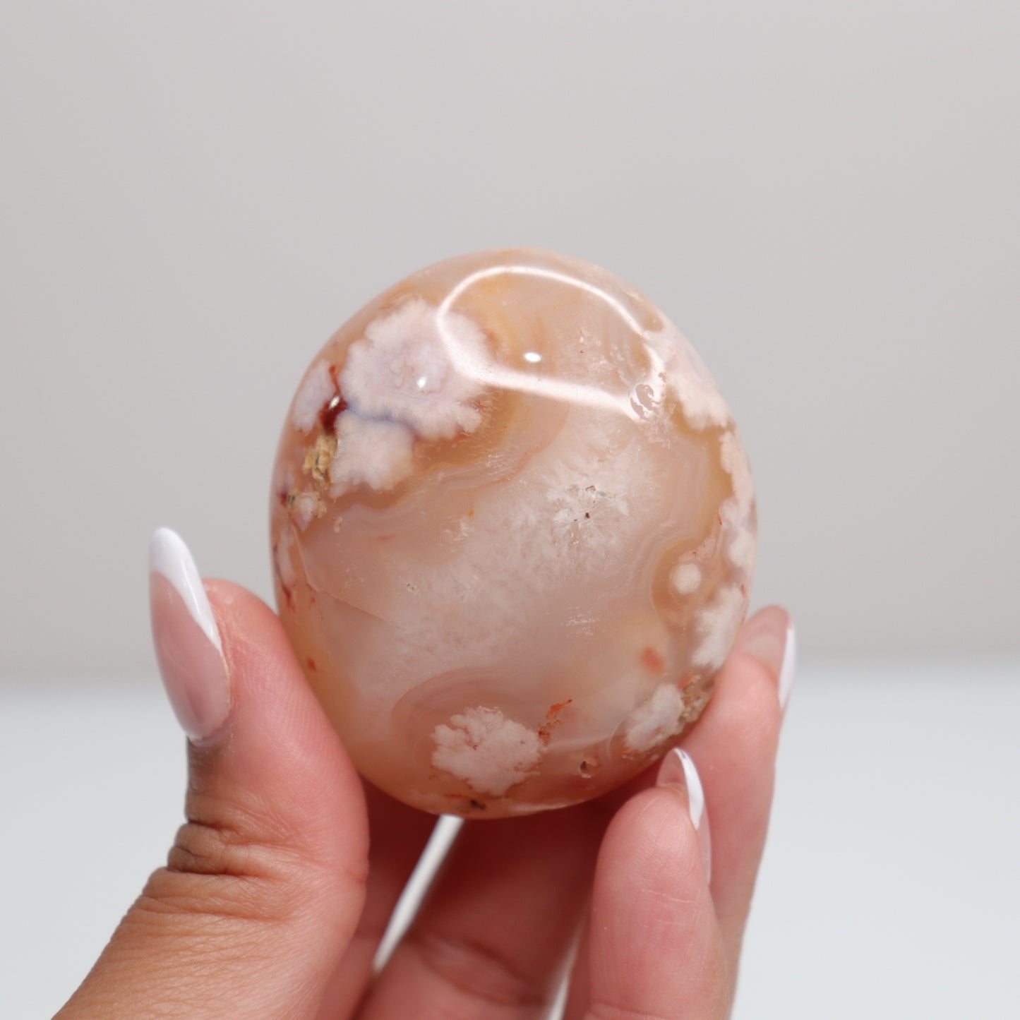Flower Agate Palm Stone | 3