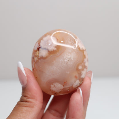 Flower Agate Palm Stone | 3