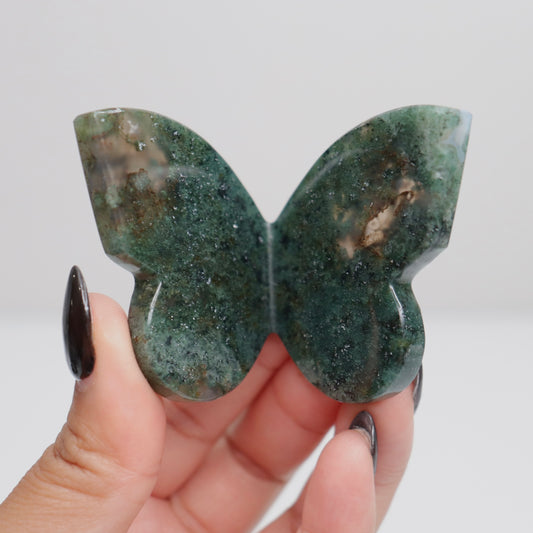 Moss Agate Butterfly 4